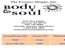 Tablet Screenshot of bodyandsoulonline.com
